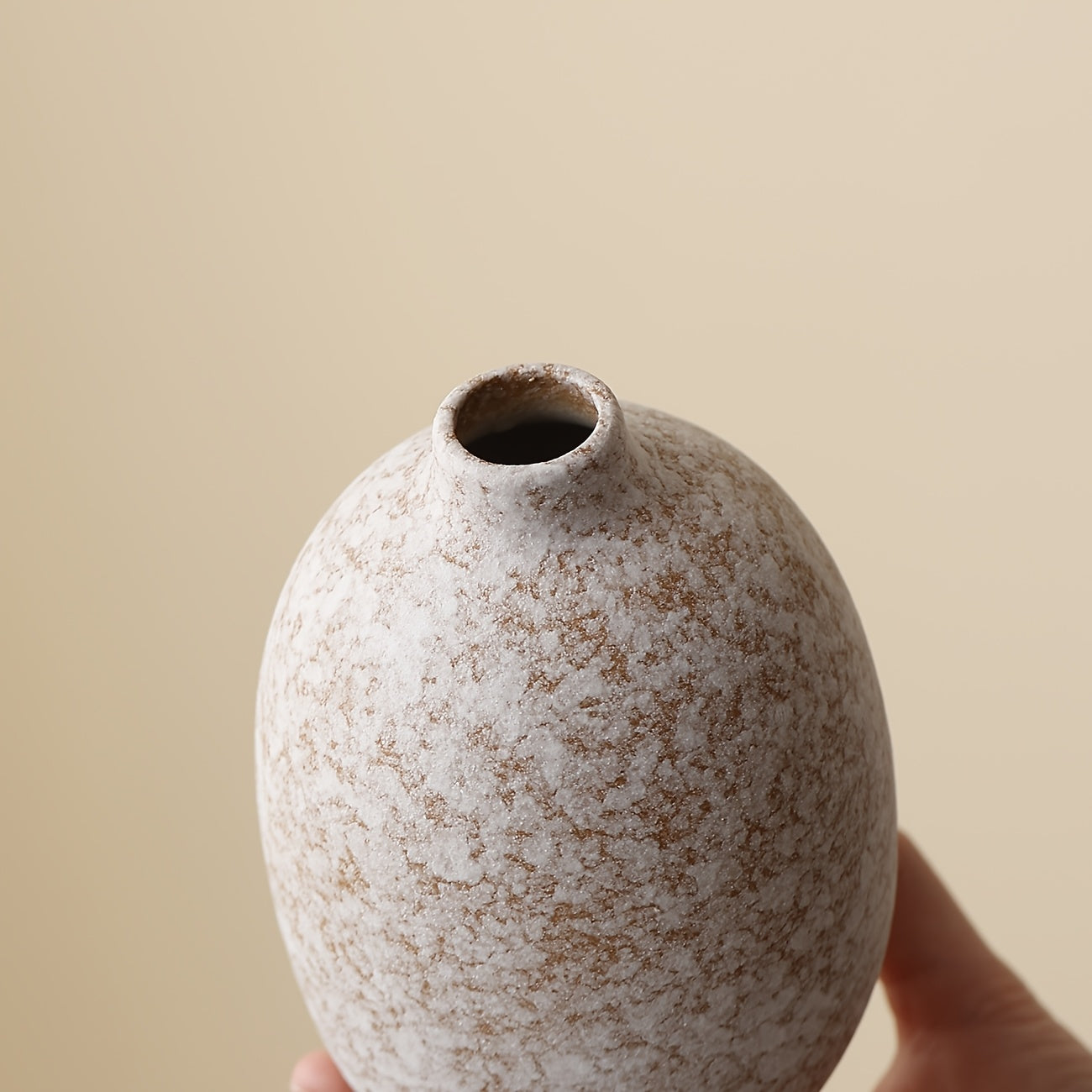 Elegant Vase Centerpiece 4pcs Modern Minimalist Ceramic Vase | Wabi-Sabi Style Neutral Tones, Cylindrical for Living Room, Dining Table, Entryway - Home Decor