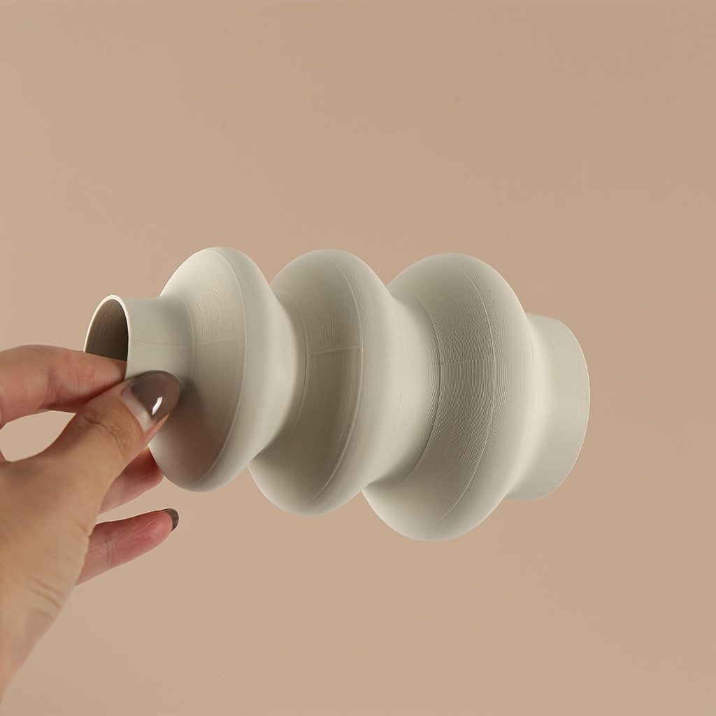 3pcs Artistic Vase. Home Decorations, Can Be Used to Insert Dried Flowers, Artificial Flowers. Suitable for Living Room Coffee Table, TV Cabinet, Bedroom Bedside Table, Dressing Table, Study Desk And Other Home Spaces